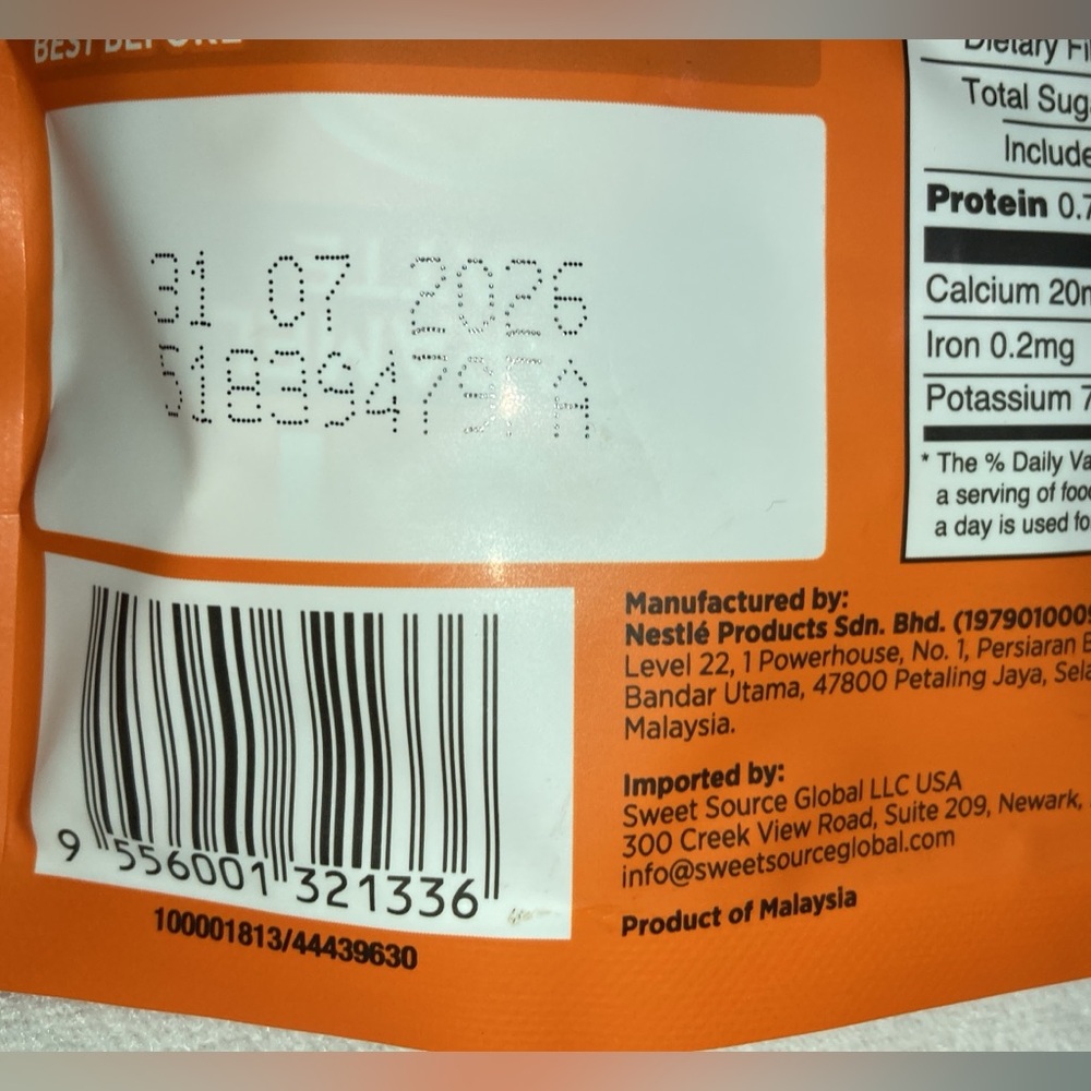 NESCAFÉ 3 in 1 CARAMEL LATTE INSTANT COFFEE MIX - 3 NEW UNOPENED PACKAGES - Picture 6 of 7